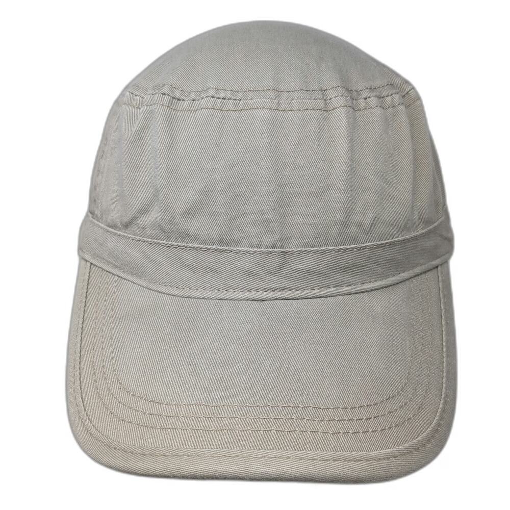 Alternative Army Cap Beige One Size Strapback Cotton Solid Plain Blank Hat
